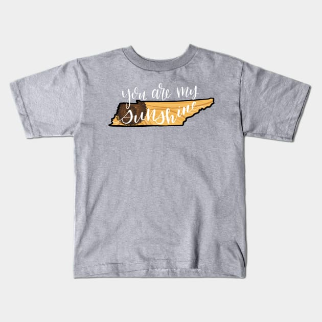 Tennessee Sunshine Kids T-Shirt by Hannah’s Hand Lettering